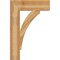 Ekena Millwork Thorton Block Rough Sawn Bracket, Western Red Cedar, 6"W x 24"D x 36"H BKT06X24X36THR05RWR - alternate 4